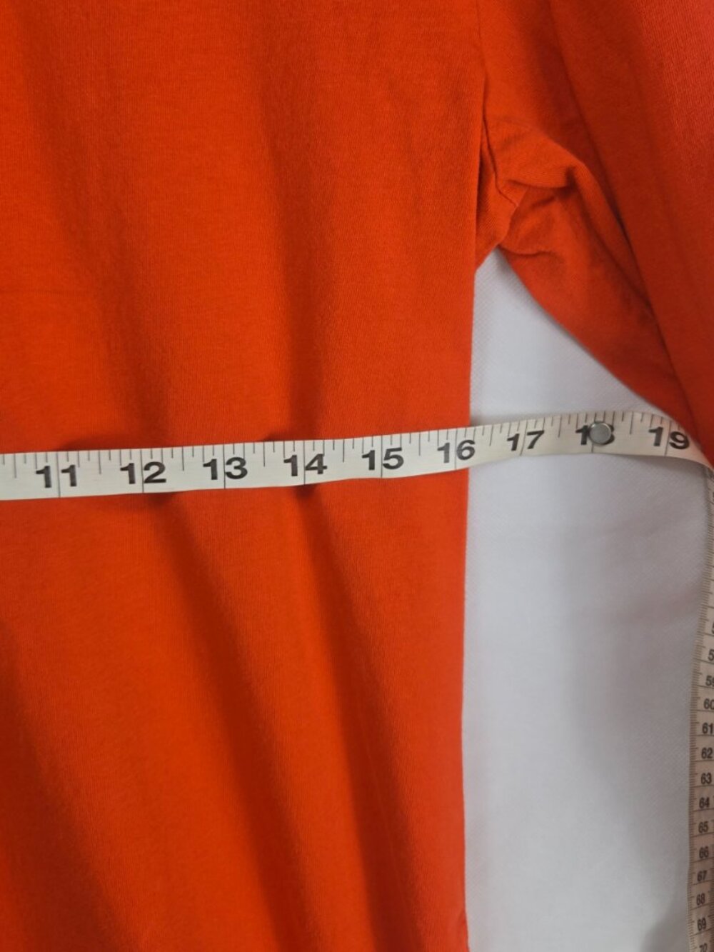 Nike Sportswear Double Swoosh Long Sleeve Tee Men’s Medium Orange CK2259-891 - Picture 4 of 10